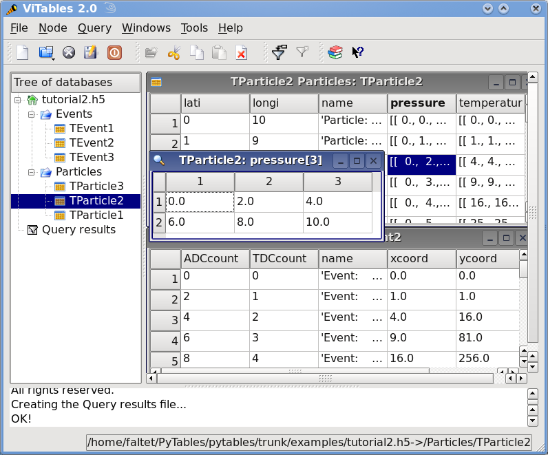 Tutorials Pytables 3 6 1 Documentation